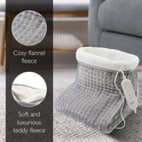 Sensio Spa Warm Cosy Foot Warmer Grey, Electric Heating for Cold Feet, 4 Temperature Settings