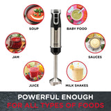 Sensiohome 1000W Super Powerful Hand Blender 3-in-1 with Attachments
