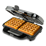 Global Gourmet by Sensiohome Square Waffle Maker Iron Machine 1000W