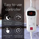 Sensiohome Cozy Kit – Cream Luxury Heated Throw + Foot Warmer - Value Bundle