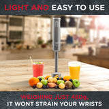 Sensiohome Hand Blender Cool Grey 200W Stick Immersion Blender