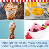 Sensiohome Ice Cream Maker Machine | White