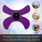 Sensio Spa Wireless EMS & Heat Massager - Muscle Stimulation & Relaxation, 19 Intensity Levels & 6 Modes, Purple
