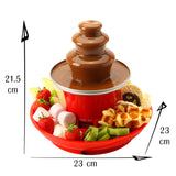 Sensiohome Sugar Chill – Icy Treats Ice Cream & Dessert Maker + Mini Chocolate Fountain Fondue Set - Value Bundle
