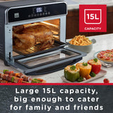 Sensiohome Mash Up – Gourmet Pro 15L Airfryer Oven + Masha Official Electric Potato Masher - Value Bundle