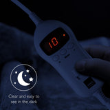 Sensiohome Cozy Kit – Cream Luxury Heated Throw + Foot Warmer - Value Bundle