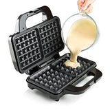 Global Gourmet by Sensiohome Square Waffle Maker Iron Machine 1000W