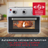 Sensiohome Mega 21L Capacity Air Fryer Oven, Family Size Healthy Cooking, 1800W Multifunctional
