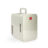 Sensiohome 10L Mini Fridge Cooler & Warmer | AC+DC Power - 12v, UK & EU Plug (Silver)