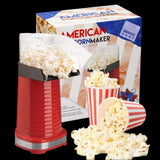 Sensiohome Fun Feast – Round Waffle Maker + Mini Chocolate Fountain Fondue Set + Popcorn Maker - Value Bundle