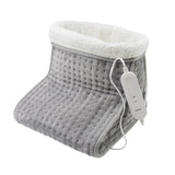 Sensiohome Snug Set – Grey Luxury Heated Throw + Foot Warmer - Value Bundle