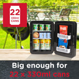 Sensiohome Cool Clash – Black 10L Mini Fridge + Black 15L Mini Fridge - Value Bundle