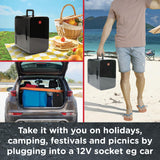 Sensiohome Cool Clash – Black 10L Mini Fridge + Black 15L Mini Fridge - Value Bundle