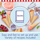 Sensiohome Ice Cream Maker Machine | White