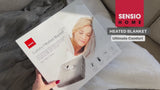 Sensiohome Luxury Heated Throw Electric Blanket Cream