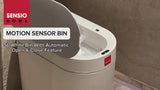 Sensiohome 5 Litre Waterproof Motion Sensor Trash Can Dust Bin with Auto Lid