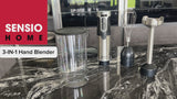 Sensiohome 1000W Super Powerful Hand Blender 3-in-1 with Attachments