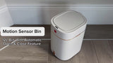 Sensiohome 12 Litre Waterproof Motion Sensor Trash Can Dust Bin with Auto Lid