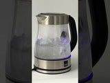 Sensiohome Electric Cordless Glass Kettle 1.7L 3000W