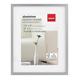Sensiohome 3 Pack Photo Frame Aluminium Silver Various Sizes - Sensiohome