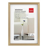 Sensiohome 3 Pack Photo Frame Aluminium Gold Various Sizes - Sensiohome