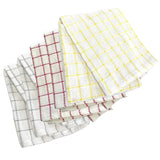 Sensiohome 100% Natural Cotton Terry Tea Towels | Soft Vintage Kitchen 5 Pack | Large 45 x 65cm | Multicoloured