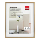 Sensiohome 3 Pack Photo Frame Aluminium Gold Various Sizes - Sensiohome
