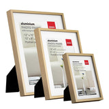 Sensiohome 3 Pack Photo Frame Aluminium Gold Various Sizes - Sensiohome