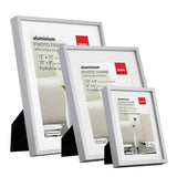 Sensiohome 3 Pack Photo Frame Aluminium Silver Various Sizes - Sensiohome
