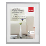 Sensiohome 3 Pack Photo Frame Aluminium Silver Various Sizes - Sensiohome