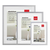 Sensiohome 3 Pack Photo Frame Aluminium Silver Various Sizes - Sensiohome